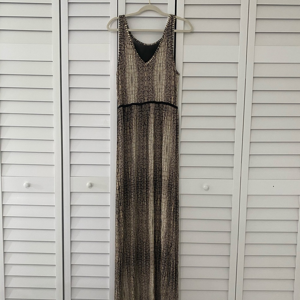 $20 🔥 Final sale! Striped Maxi Dress Mesh Front